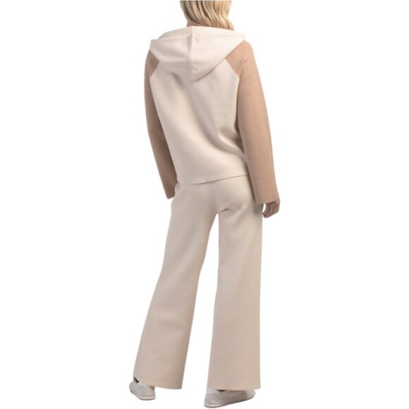 CYNTHIA ROWLEY 2pc Double Knit Sweater And Pants Set - Picture 2 of 3